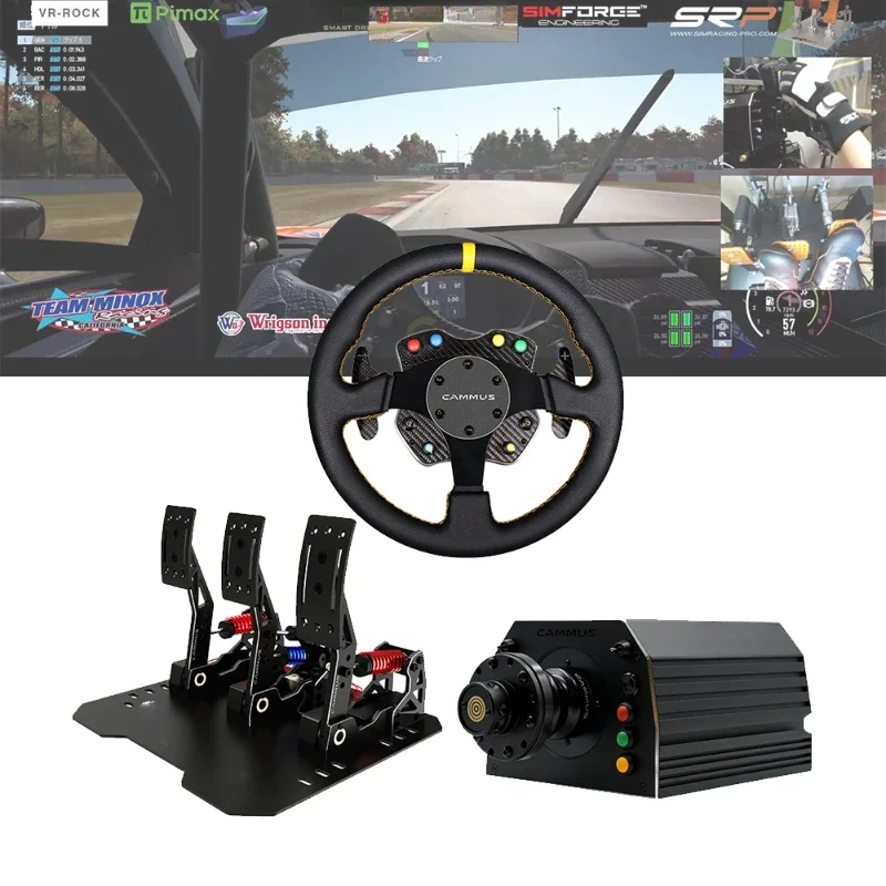 

15NM Direct Drive Servo Motor Base Sim Racing Gaming Steering Wheel for PC Car Driving Simulator