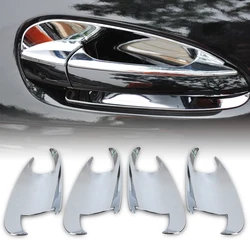 beler  Chrome Door Handle Cup Bowl Cover Trim For Mercedes Benz GLK-class X204 GLK300 GLK350 C-Class W204 2008-2010 2011 2012