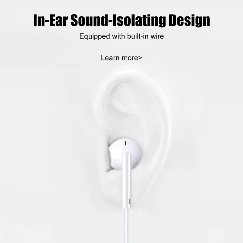 Original Earphones Tablet Laptops 3.5mm Headphones For Samsung Huawei Xiaomi Redmi Poco Oneplus Google Pad Type C Wired Earbuds