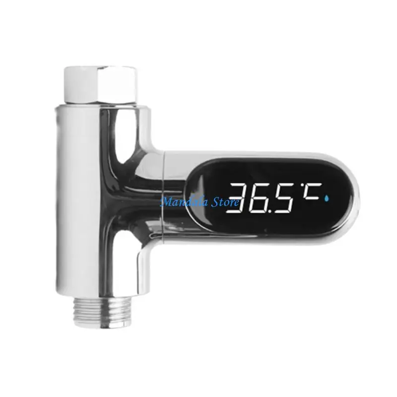 

U2JC LED Shower Thermometers Digital Shower Display Baby Care Shower Thermometers Waterproof Temperature Display Device