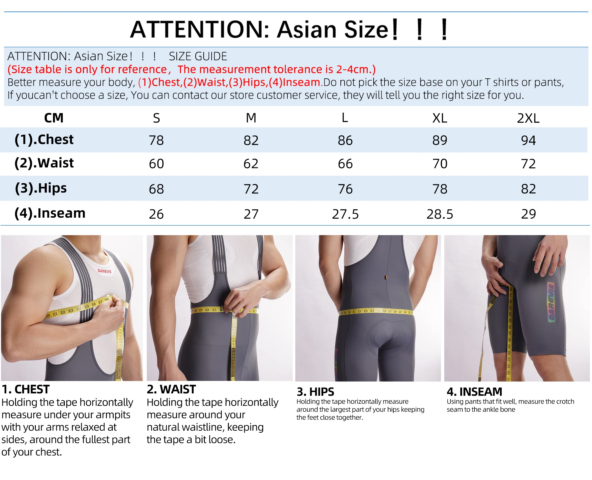 DAREVIE Men's Cycling Jumpsuit Training Level Men's Cycling Clothing 7.5CM Anti-Slip Leg Gripper Man Cycling Suit Slim Fit - Image 6