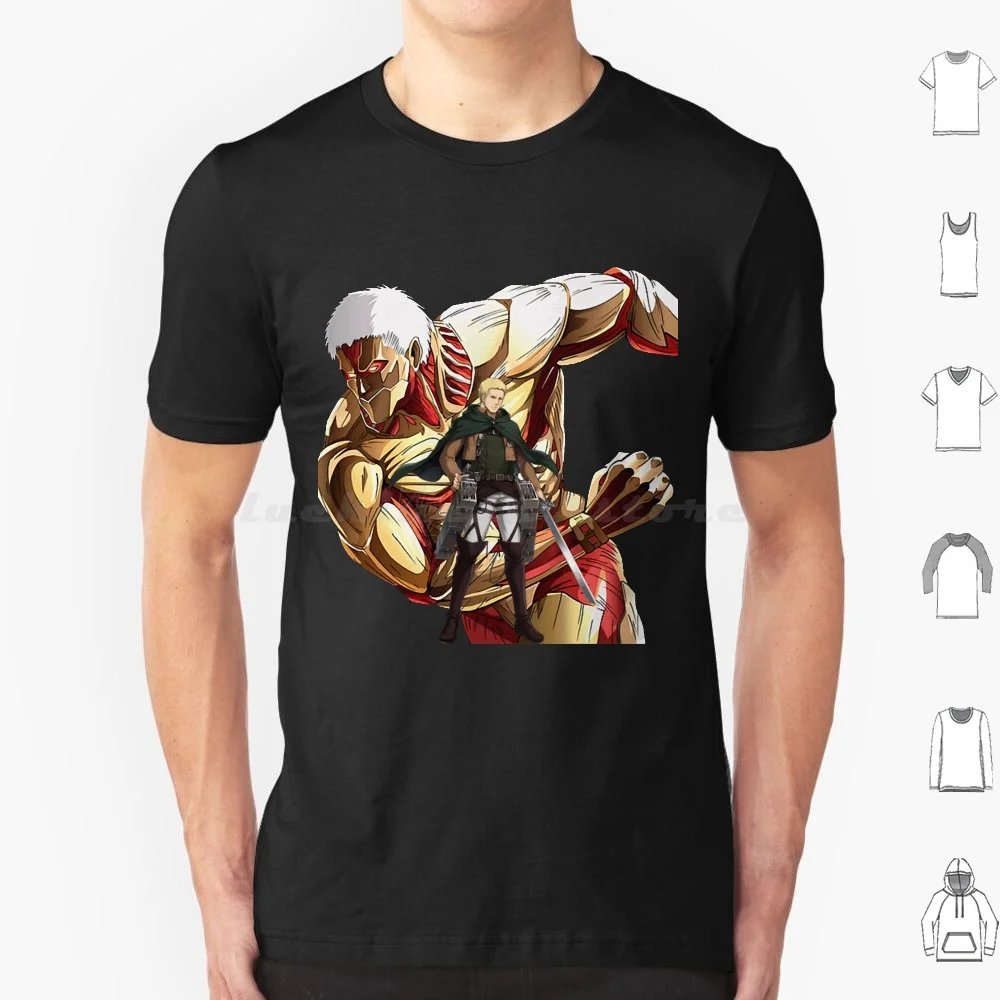 Attack On Titan-Reiner Braun Classic T Shirt Men Women Kids 6Xl Attack On Titan Reiner Braun Classic