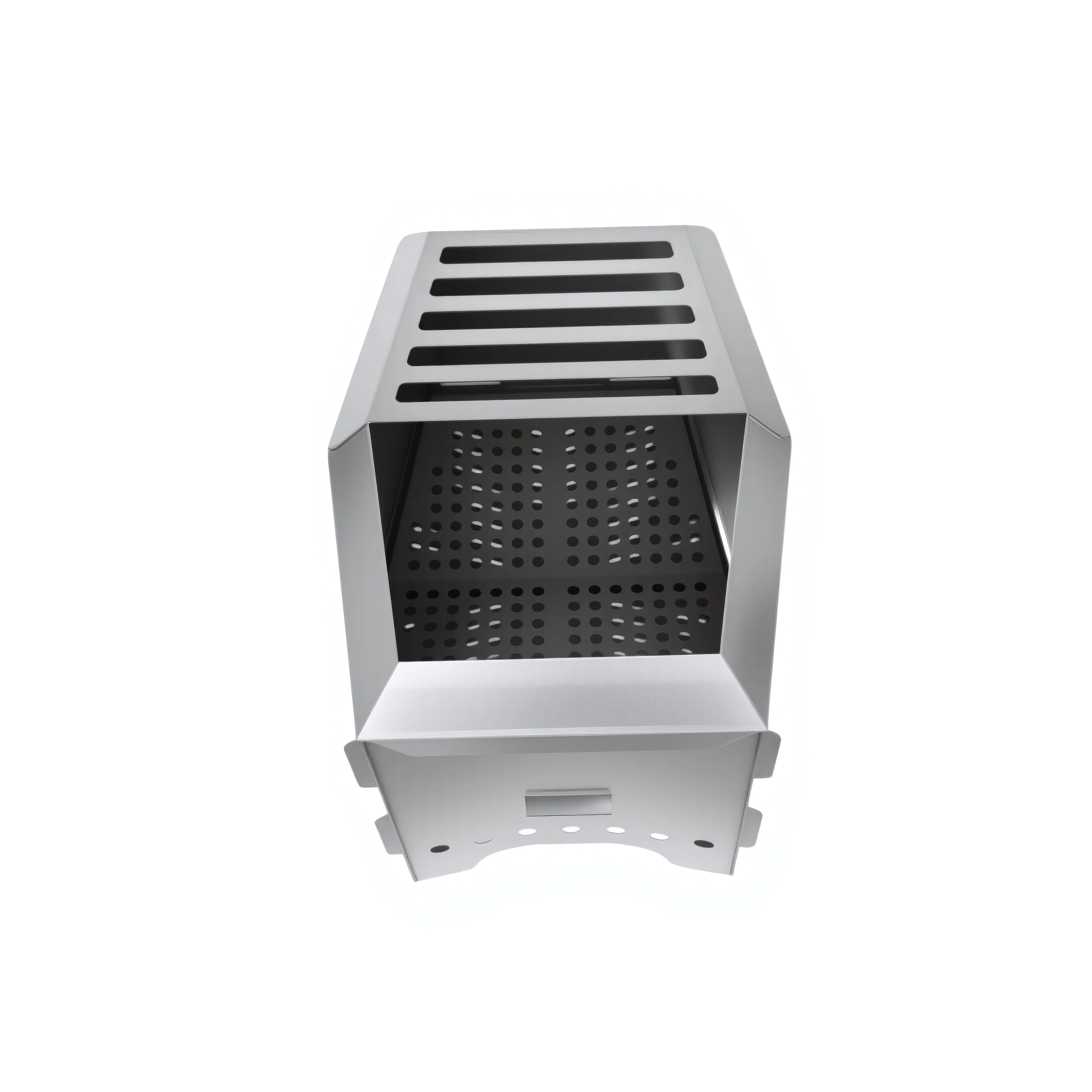 Multi-Functional Outdoor Fire Pit with Modular Design for Storing Firewood