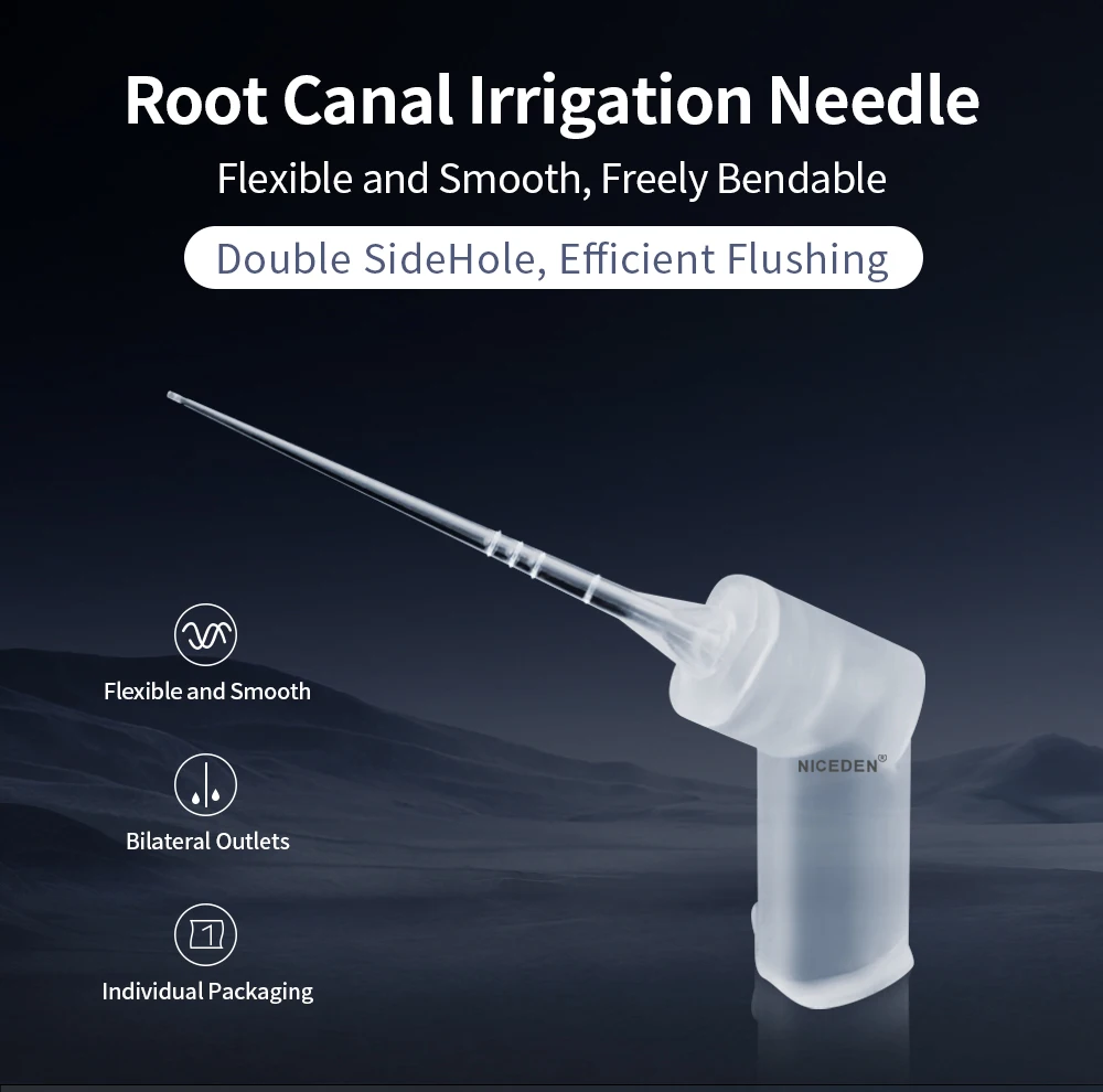 30pcs Dental PD Tips IrriFlex Style Root Canal Irrigation Flexible Tips Endo Syringe Root Canal Washing Needle Tip Tools