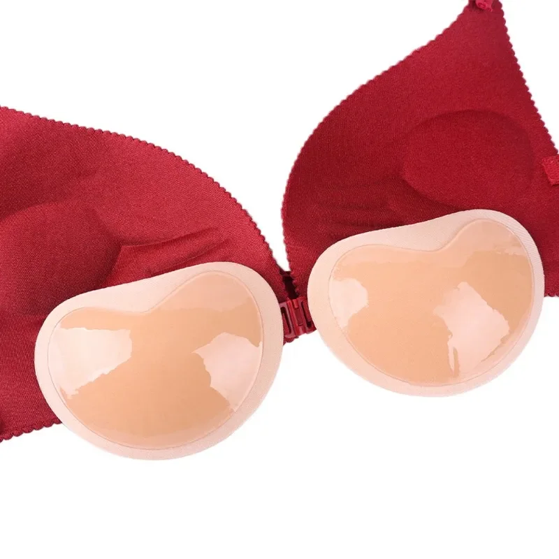 Thickened Chest Pad Swimsuit Bikini Small Bust Thicker Breathable Sponge Bra Pad 3D Insert Invisible Underwear Padding Accessory