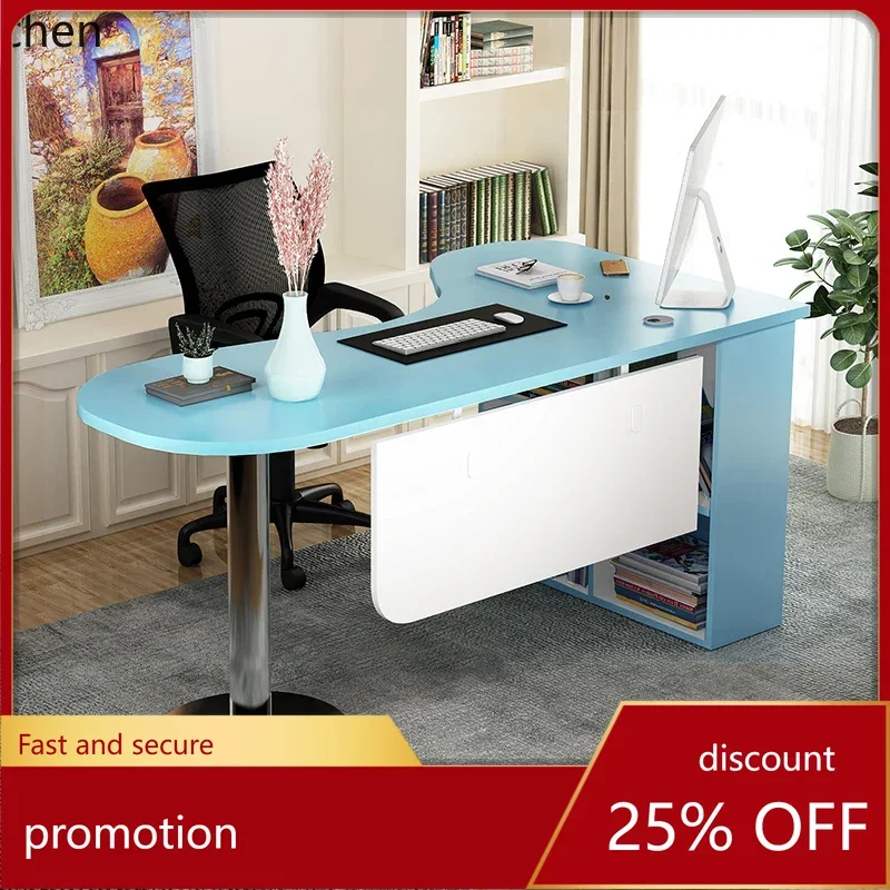 

HXL Corner Desk Bookcase Study Table Computer Single Desk