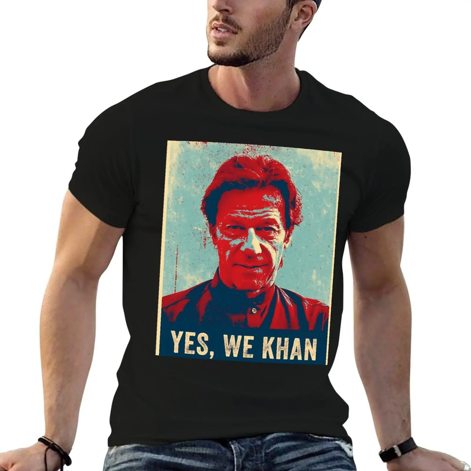 

cotton t t t white man for for shirts vintage shirts graphic Imran mens shirts retro T-Shirt pack man pack Khan