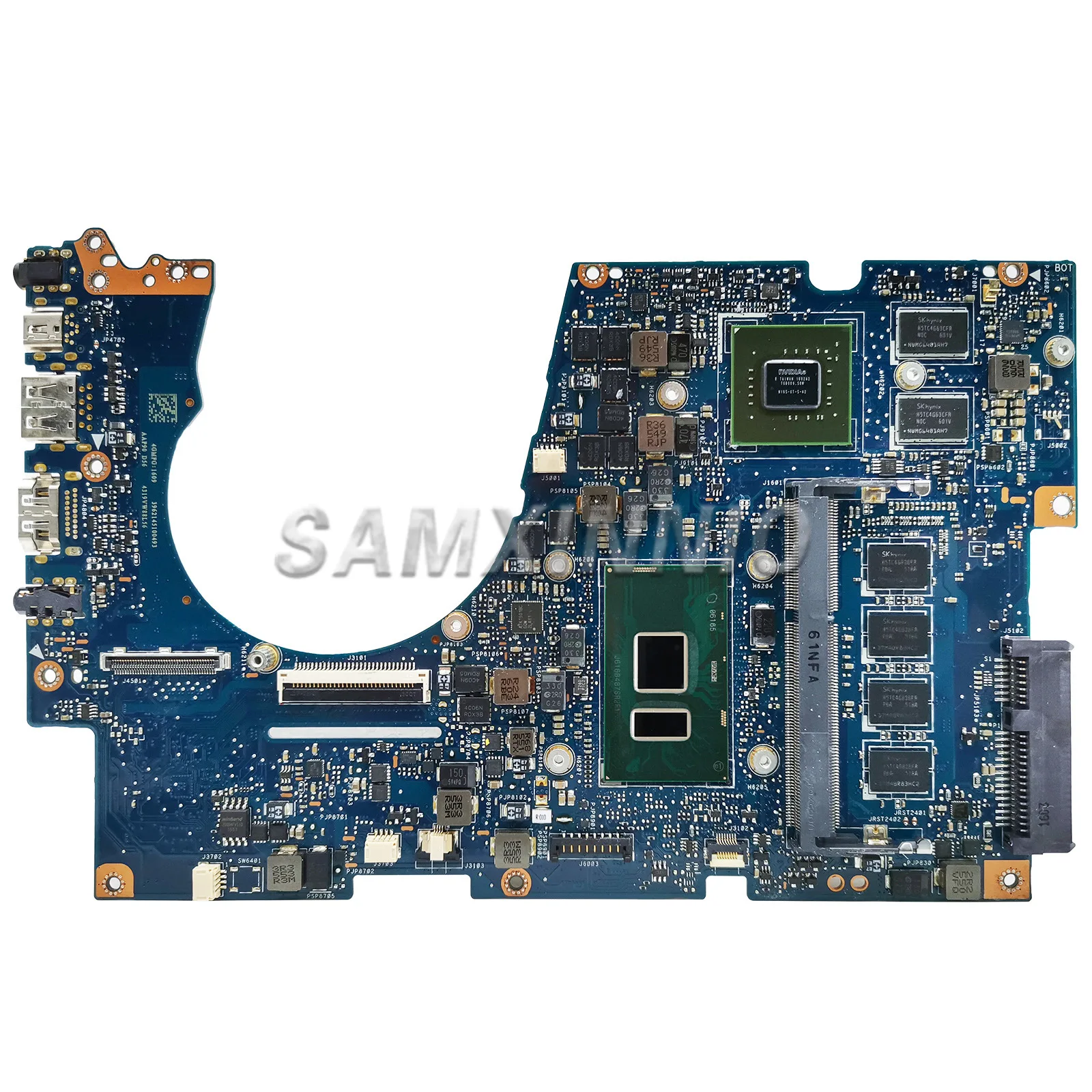 SAMXINNO UX303UBเมนบอร์ดUX303U BX303UA UX303UA U303UB U303UAแล็ปท็อปเมนบอร์ดI3 I5 I7 6th Gen CPU 4G RAM GT940M