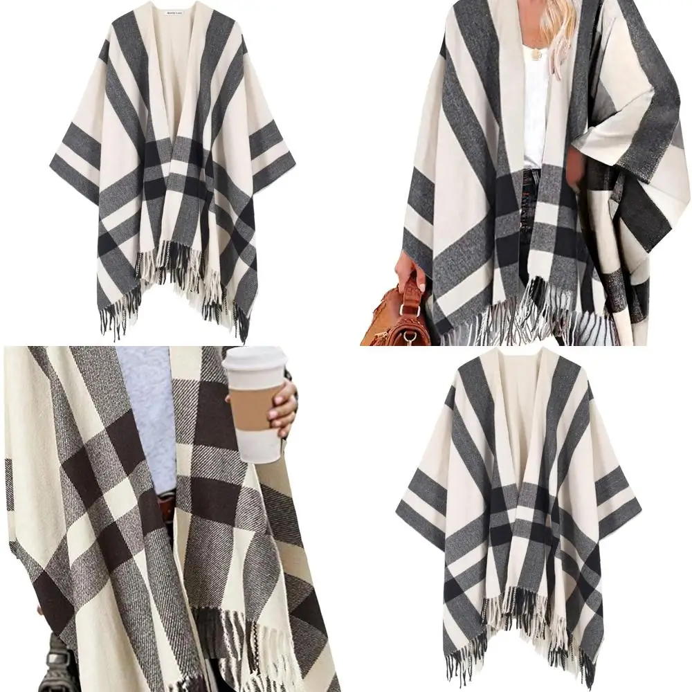 

Женское пончо Ruana Wrap — теплый кардиган с шалью для Breezy Lane