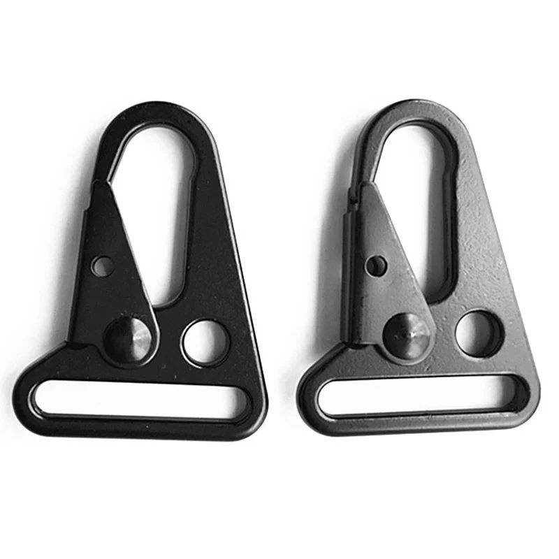 

2pcs Olecranon Metal Hook Buckle Clasp Outdoor EDC Tools Gear Hunting Hiking Camping Tactical Carabiner Snap Keychain Clip