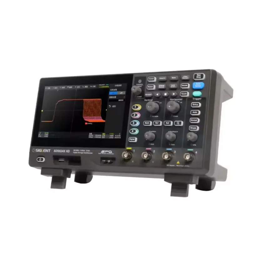 SIGLENT SDS824 Digital Storage Oscilloscope 12-bit 2GS/s Sampling 2-4 Channels 200MHz Bandwidth 7