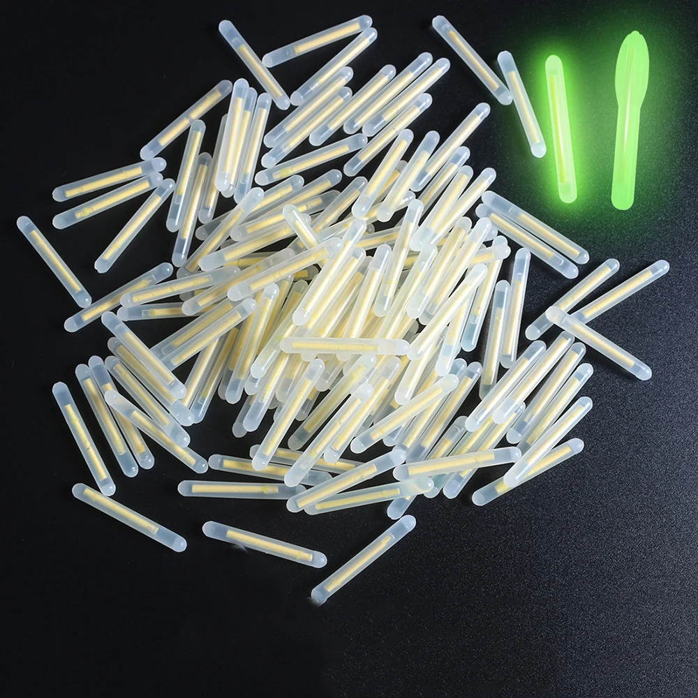 

10/50Pcs/lot Luminous Fishing Float 2.2mm 3mm 3.5mm 4mm Fluorescent Lightstick Light Night Float Rod Lights Dark Glow Stick