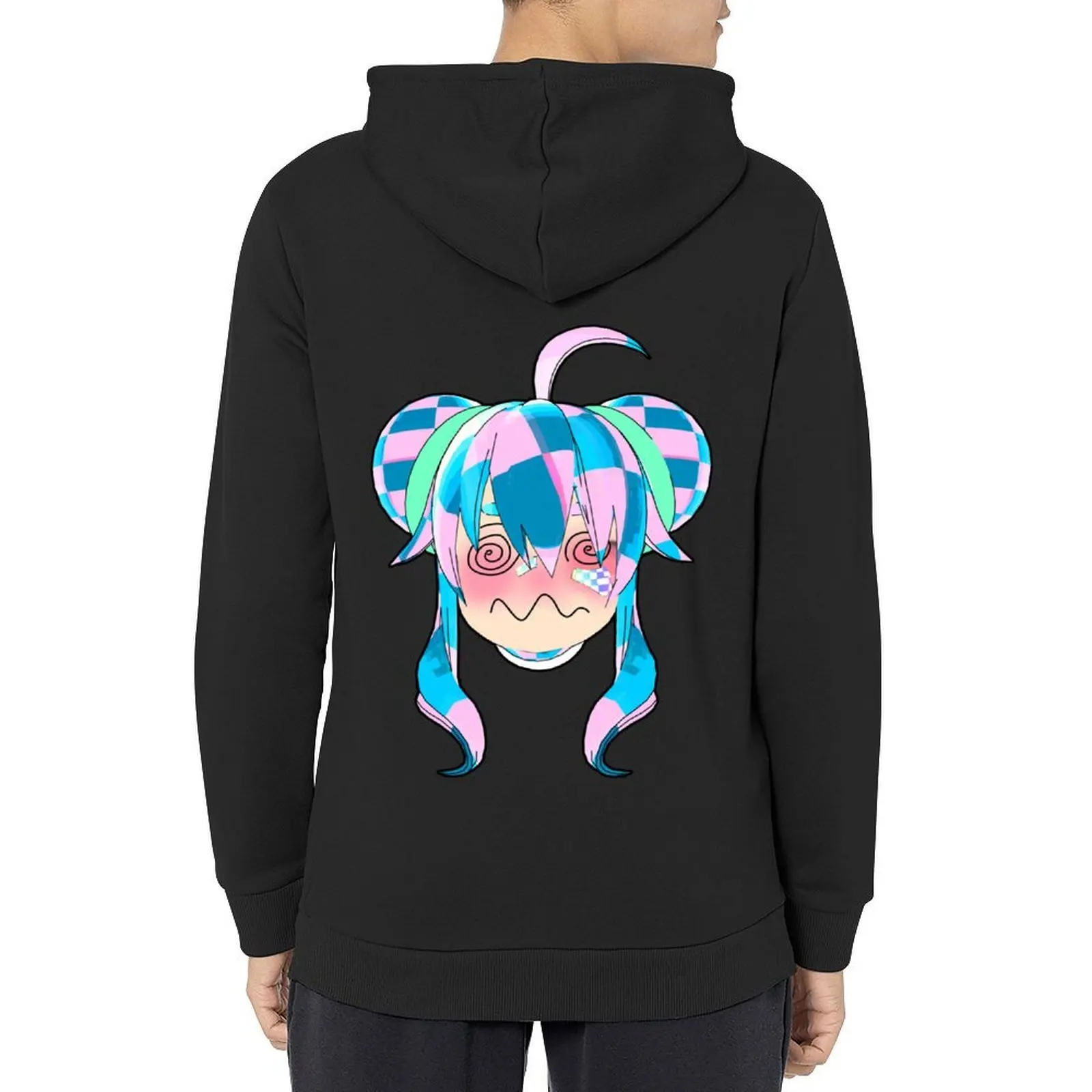 Sudadera con capucha Yameii Online, ropa de otoño para hombre, ropa estética, ropa de anime, Sudadera con capucha de talla grande