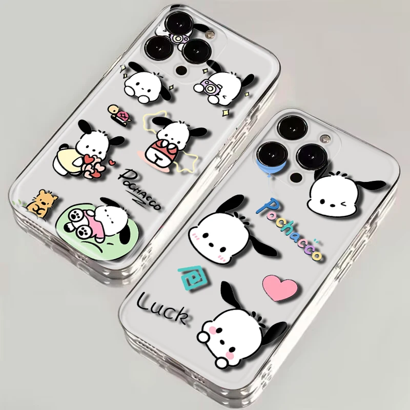 Pochacco cute Soft Case for Moto G4 Plus G41 G5 Plus G50 G51 G5S G6 Play G60 G7 Power G71 G5 G9