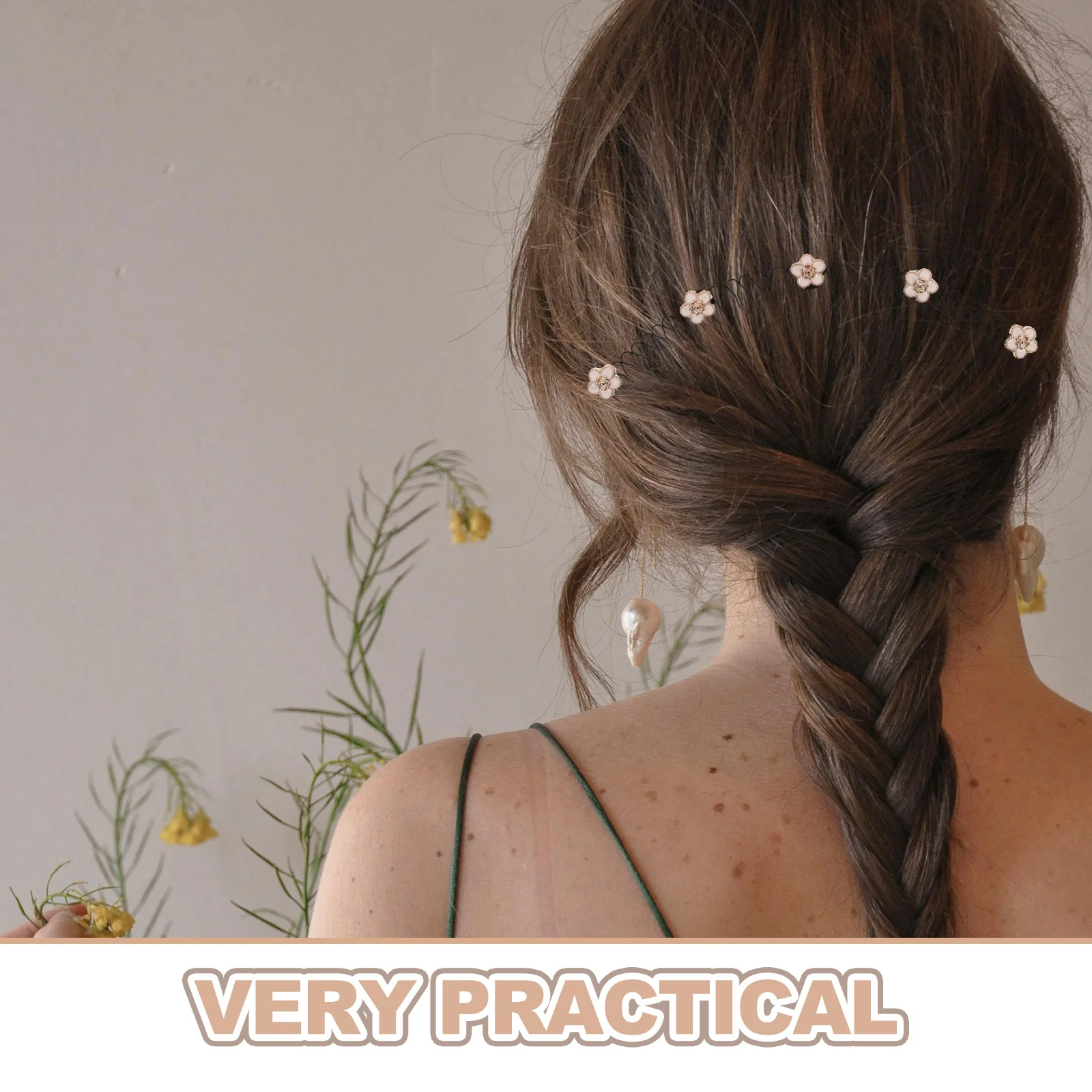 2 قطعة مثبت تشطيب الشعر غير مرئي على شكل حرف U أدوات تصفيف الشعر للنساء دبابيس قابلة للتمدد