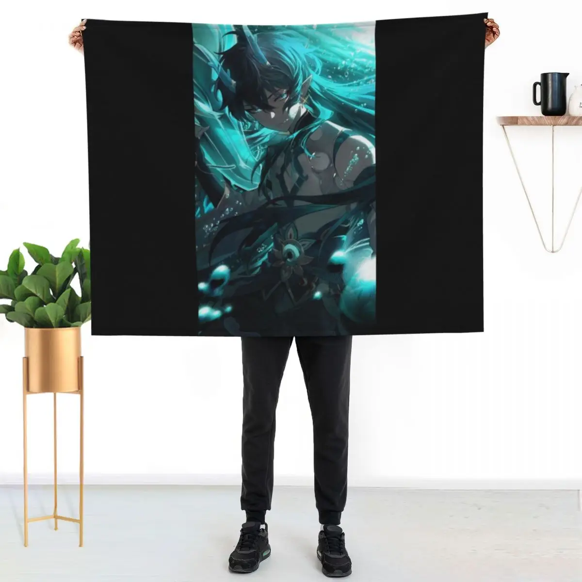 Dan Heng Honkai Star Rail Throw Blanket Warm Cozy Throw Blanket for Living Room Couch