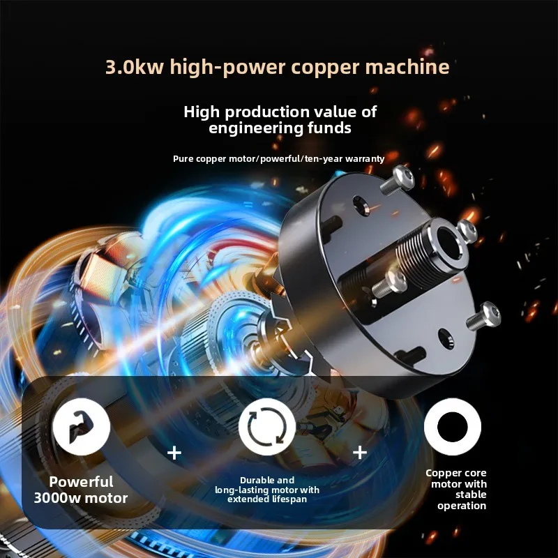 Commercial meat cutter Electric slicer, multi-functional meat grinder Stainless steel Automatic high-power shredded meat Large