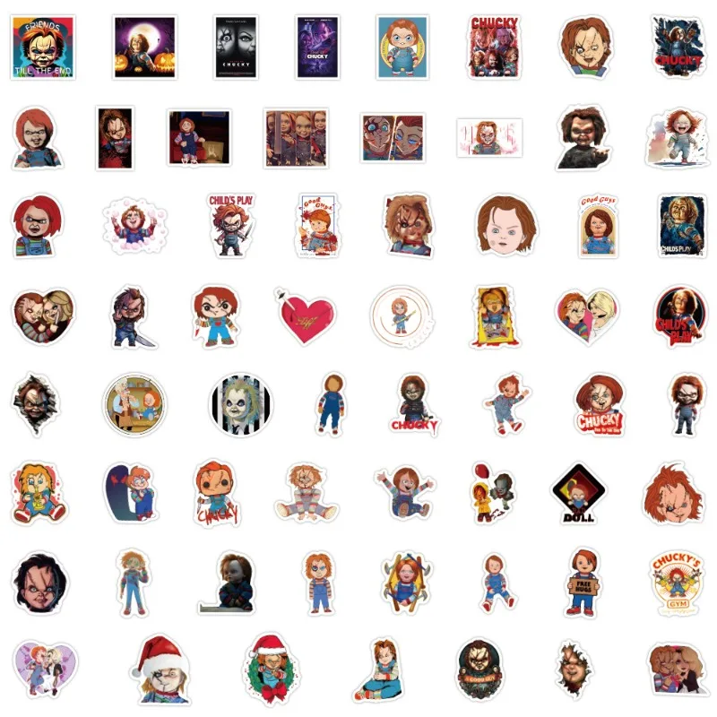 60 قطعة ملصقات الكتابة على الجدران تشاكي حقيبة كوب ماء الغيتار سيارة سكوتر القرطاسية الثلاجة الهاتف المحمول DIY بها بنفسك الديكور الشارات