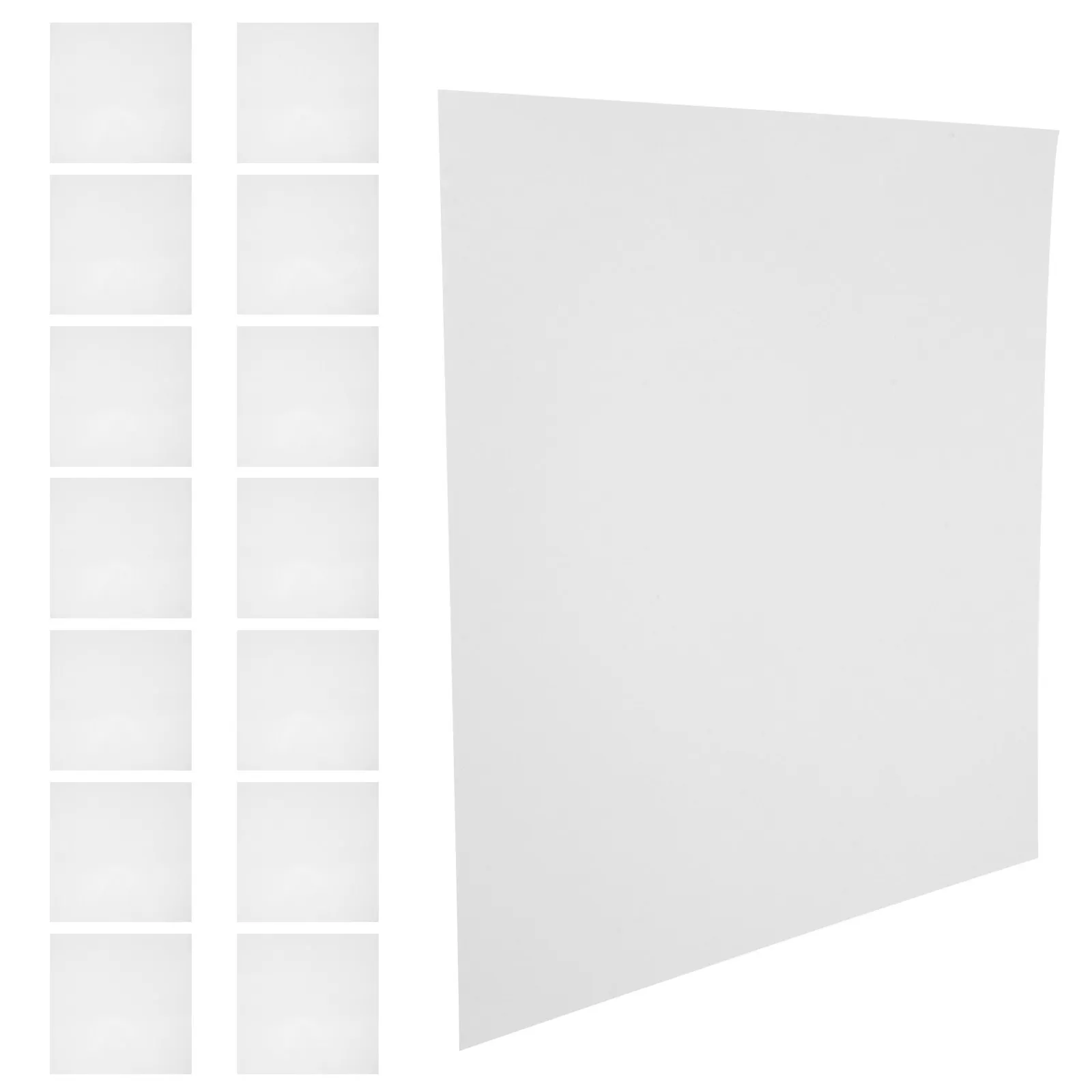 15Pcs Polyester Film Stencil Sheets Translucent Smooth Edges for DIY Crafting Quilting Painting Templates Reusable