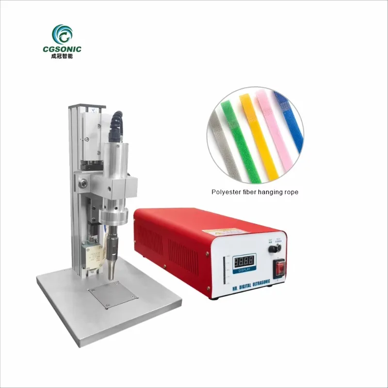 Benchtop Ultrasonic Spot Welder Suitable For Ultrasonic Welding Of Polyester Ribbon Lanyards Webbing And Velcro Straps