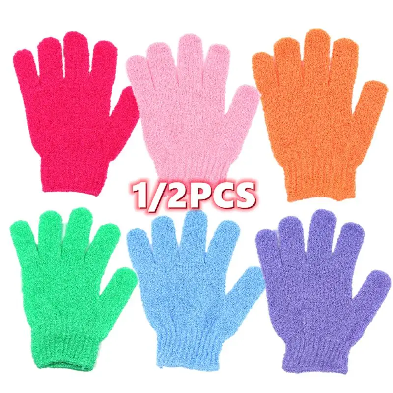 

1/2PCS Massage Sponge Bath Glove Exfoliating Body Bath Shower Wash Cloth Shower Scrubber Back Scrub Moisturizing Skin Bath Glove