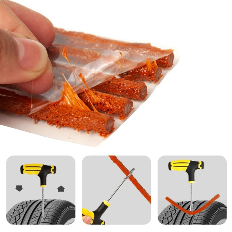 Tire Repair 8Pcs Tire Patches with Connector Diaper Repair Tool Tyres and Connector Patches