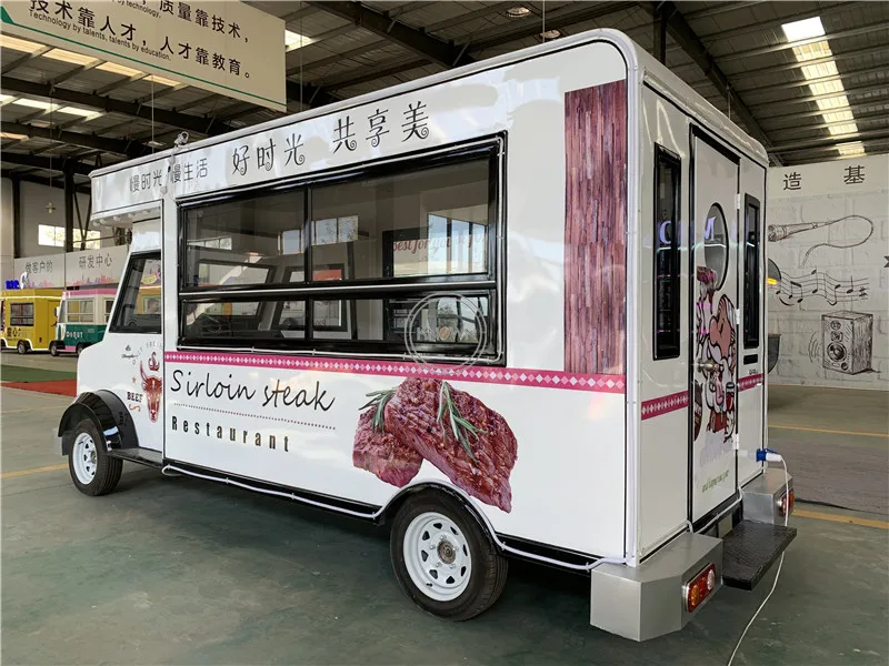 OEM Electric Fast Travel Trucks Ice Cream Food Cart Hot Dog Cart Coffee Van Truck Kiosk Food Truck For Sale In Usa