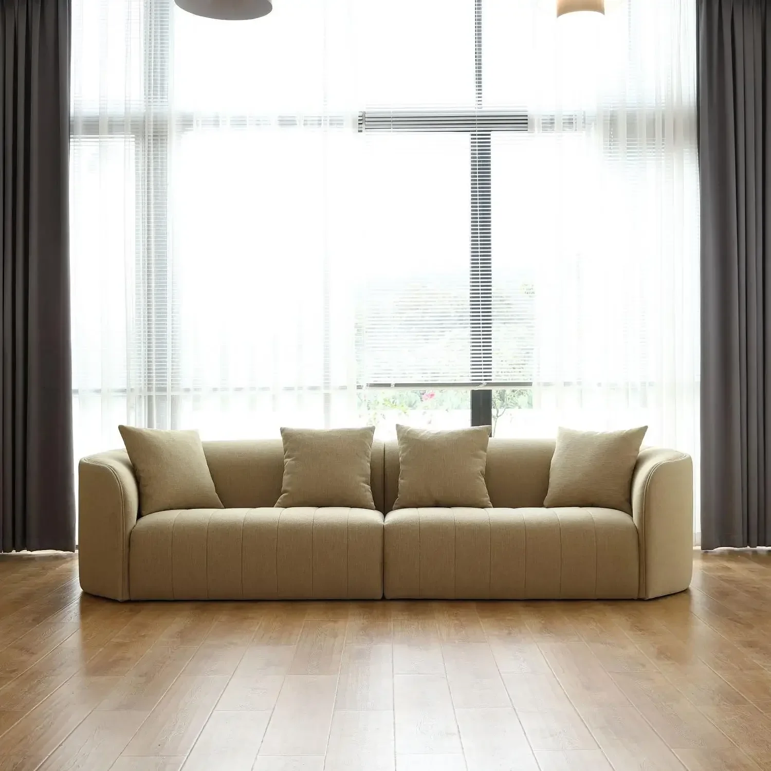 

z Modern Minimalist Sectional Fabric Sofa High Quality Comfort Living Room Home Furniture Sofa Set With Armrest