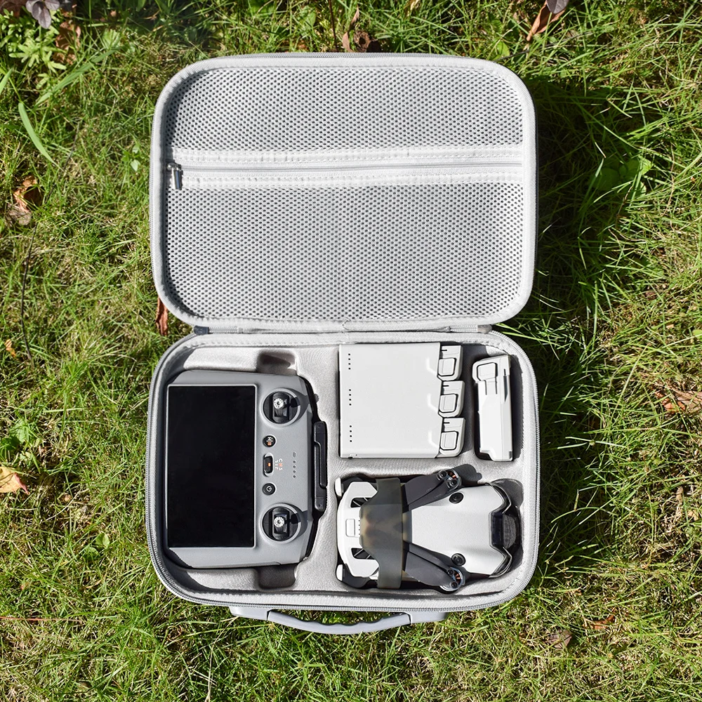 Bolsa portátil para DJI Mini 4 Pro, almacenamiento de cámara de Dron portátil a prueba de golpes, Estuche de transporte duradero, accesorios RC2 RC-N2 remoto
