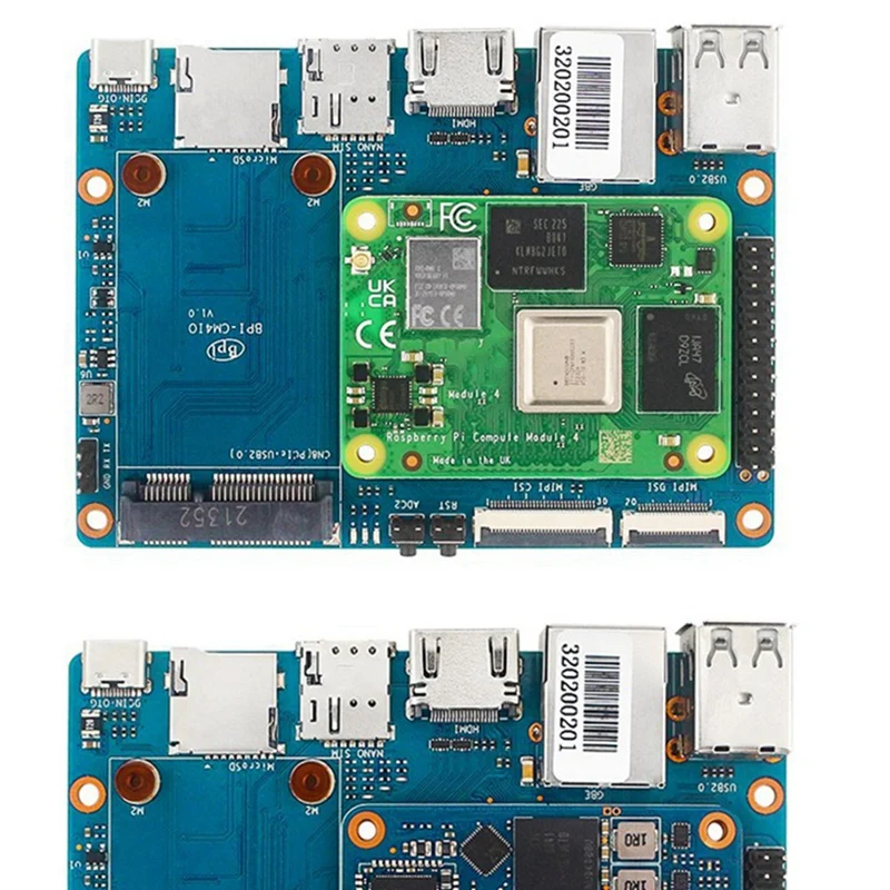 Voor Banana Pi BPI-CM4 Amlogic A311D Voor Quad Core ARM Cortex-A73 4G LPDDR4 16G EMMC Minipcie Ondersteuning -Compatibel