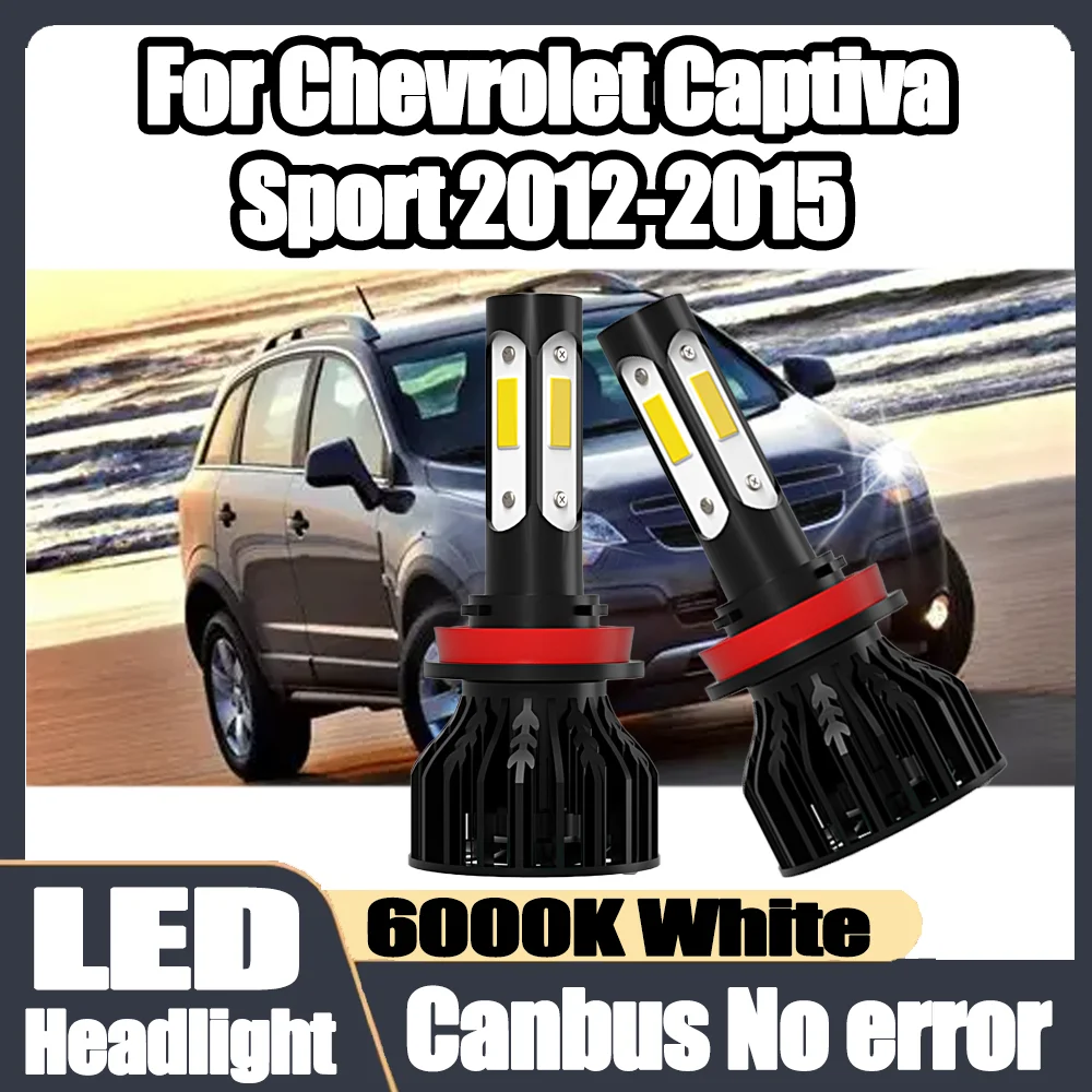 

2PCS 120W LED Headlight 20000LM High Power 6000K Turbo Auto Lamp Canbus No error For Chevrolet Captiva Sport 2012 2013 2014 2015