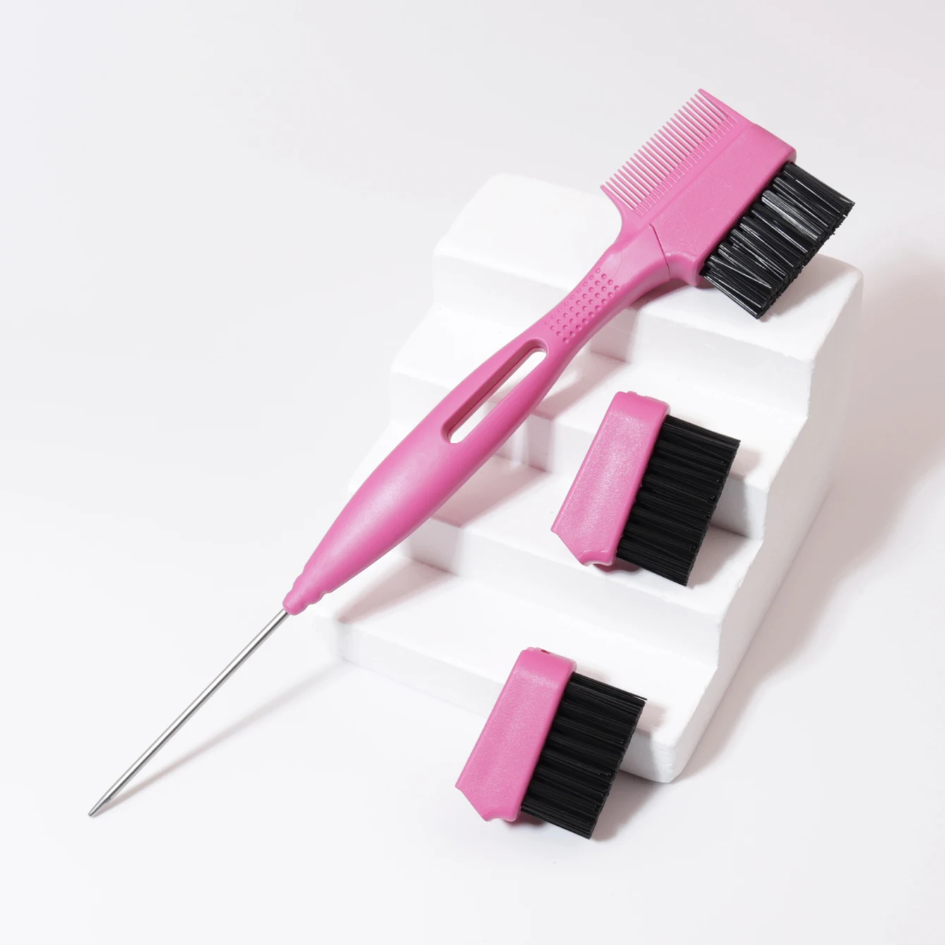 3/12pcs Eyebrow Shaper Eyelash Comb, Double Side Brush Set