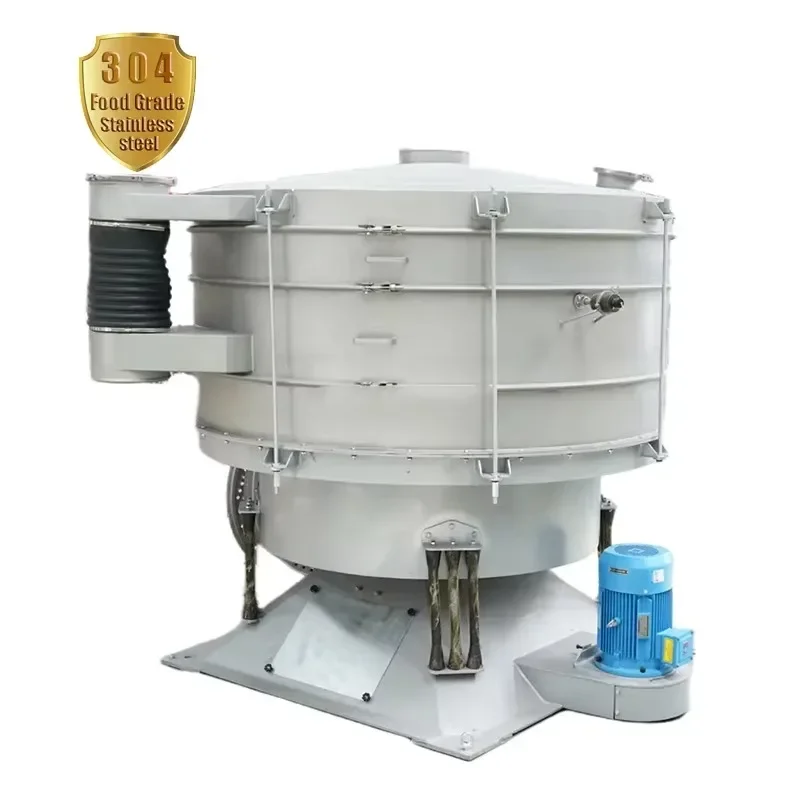 【Brand new】200 Mesh Industrial Chemical Mining Tumbler Drum Screening Equipment Vibrating Sifter Tumbler Sieve Machine