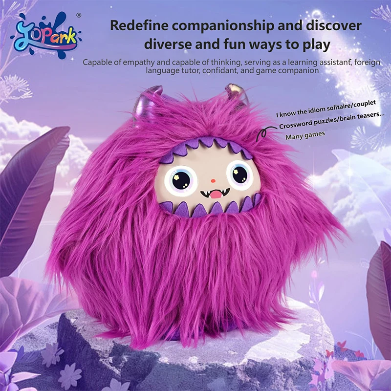 AI intelligent monster plush toy Interactive chatbotElectronic pet voice conversationChildren's Birthday Christmas Gift