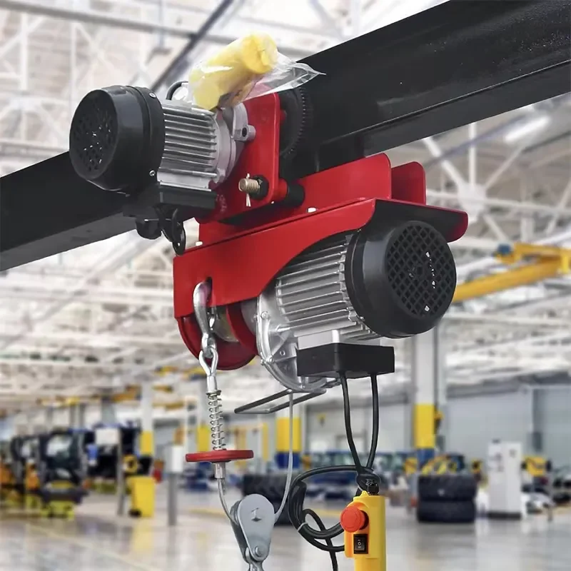 Mobile Small Tower Crane Suitable for Roof Wire Rope Controlelectric Wire Rope Remote Control Small Overhead Ton Electric