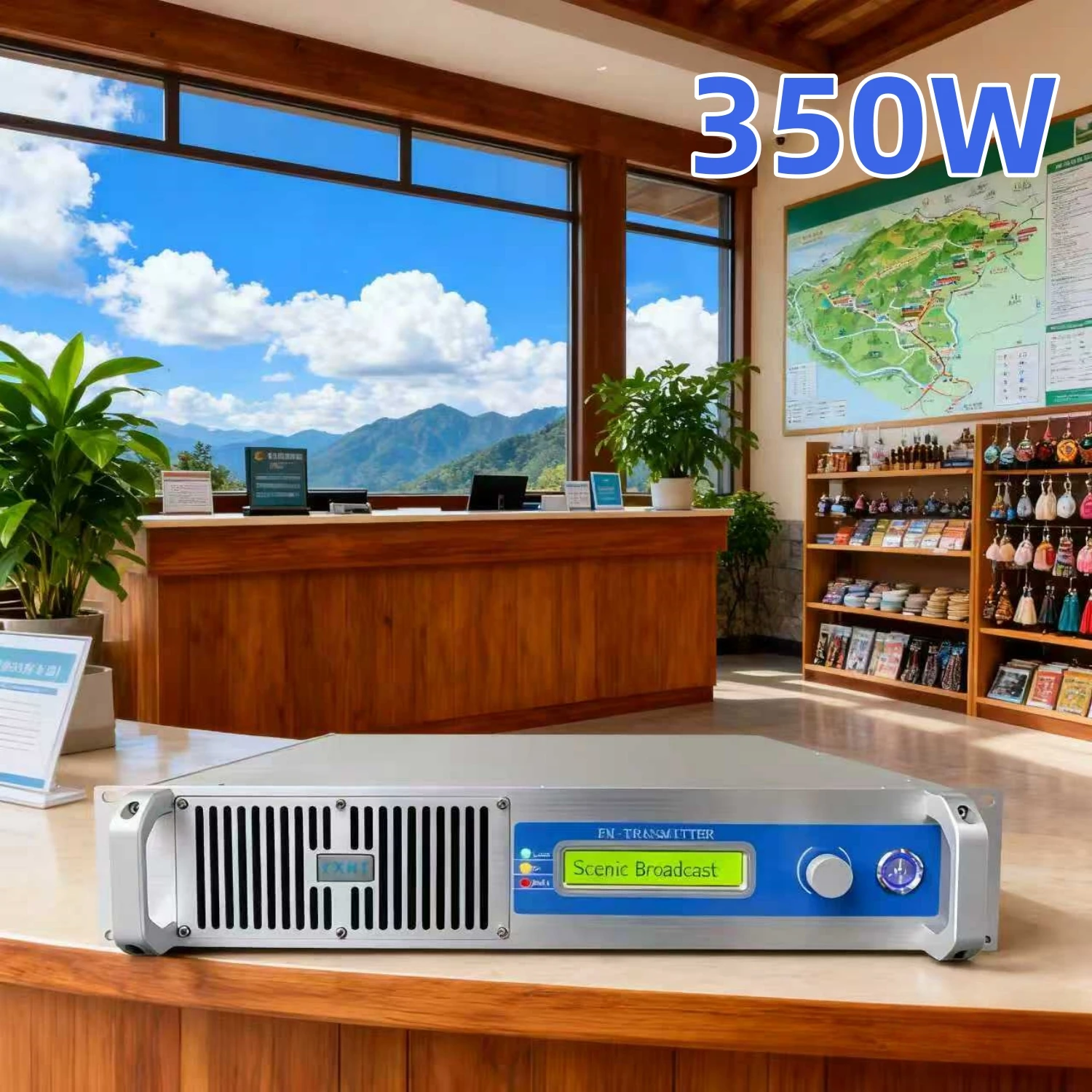 

TC- 350W FM Transmitter – Stable Performance for Tourist Scenic Spot Services
