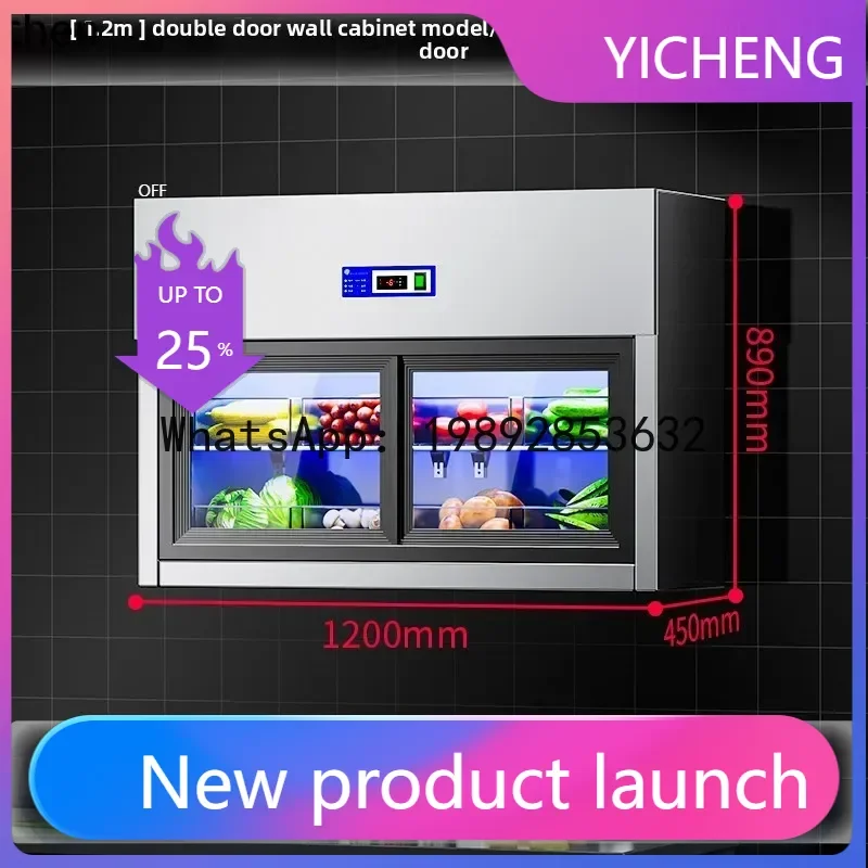 BX3 commercial wallmounted refrigerator refrigerated and frozen display hanging cabinet suspended embedded fresh-keeping freezer