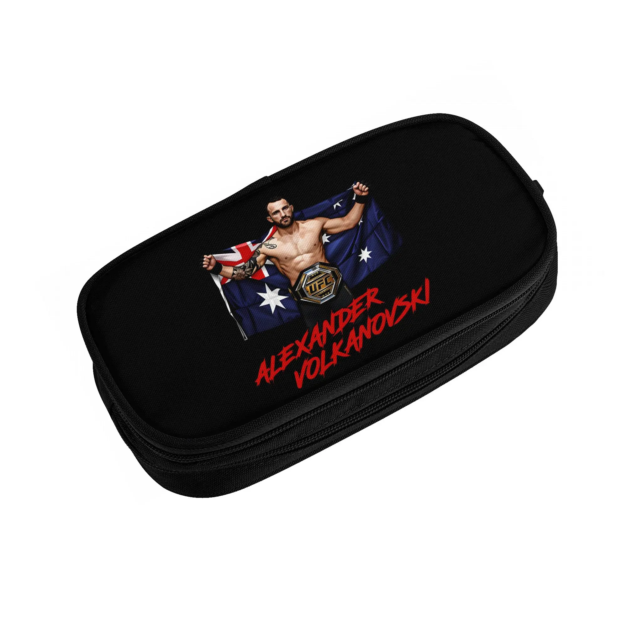 A-Alexander Fighting V-Volkanovski Cute Pencil Case Girl Boy Large Capacity  Pencil Bag Pouch Students Stationery
