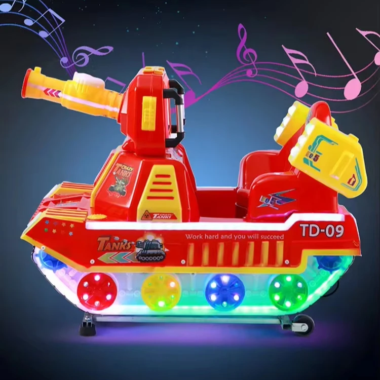 

Newest Coin Operated Game Indoor Car Racing Simulator Crazy Tank Kiddie Ride Video Arcade Amusement Machine for FEC