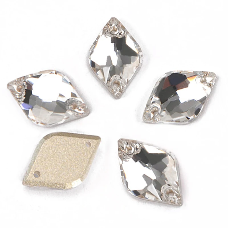 DIY Kristall AB Strass K9 Glas 3211 Zitrone Aufnähsteine Echte Strasssteine für Kleidungsdekoration Bekleidungszubehör – Detail 5