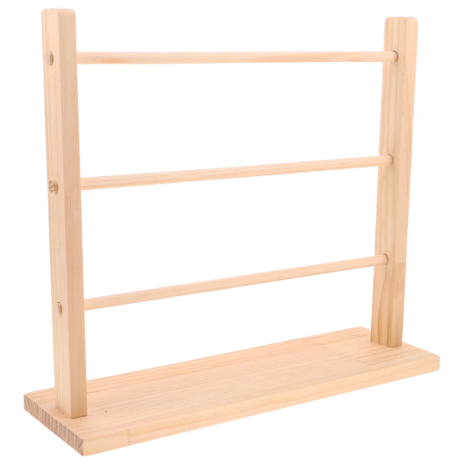 

3 Tier Wooden Ribbon Organizer Shelf For Craft Room Washi Tape Storage Basket Flower Shop Display Stand Ribbon Storage Rack