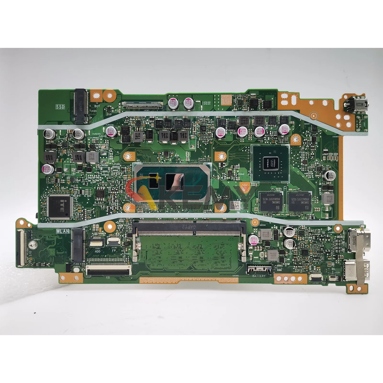 Placa base para ordenador portátil X415JP para ASUS VivoBook X515JF A416J V5200J X415J X515JAB X515JP V4200J placa base con pruebas de CPU I3 I5 I7 OK