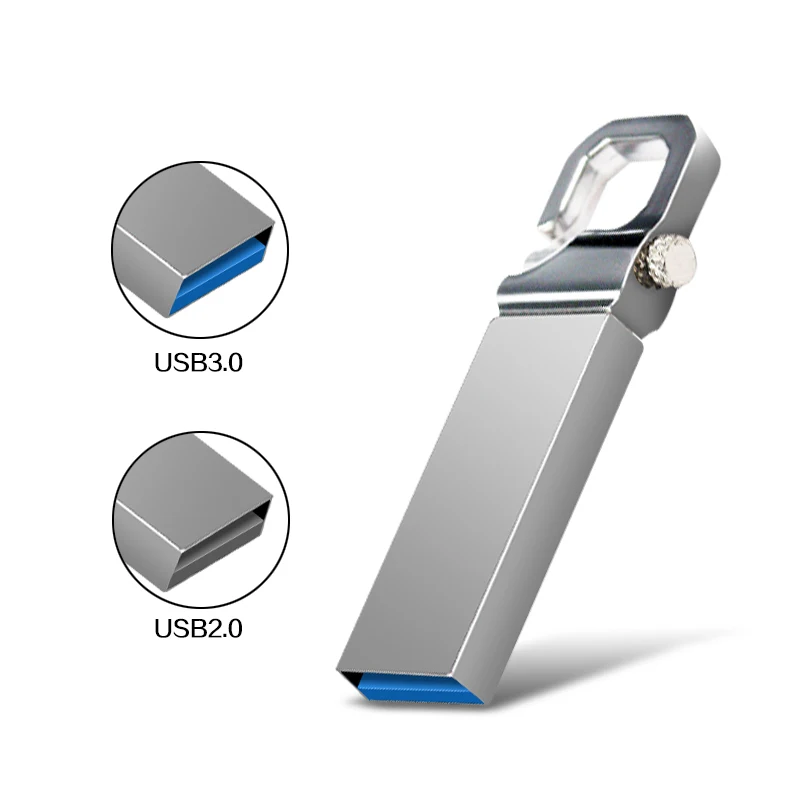 Pendrive 128GB 64GB 32GB 16GB 8GB Usb 3.0 Flash Drive 256Gb Pen Drive Real Capacity Memory Stick with Key Chain USB Flash Disk