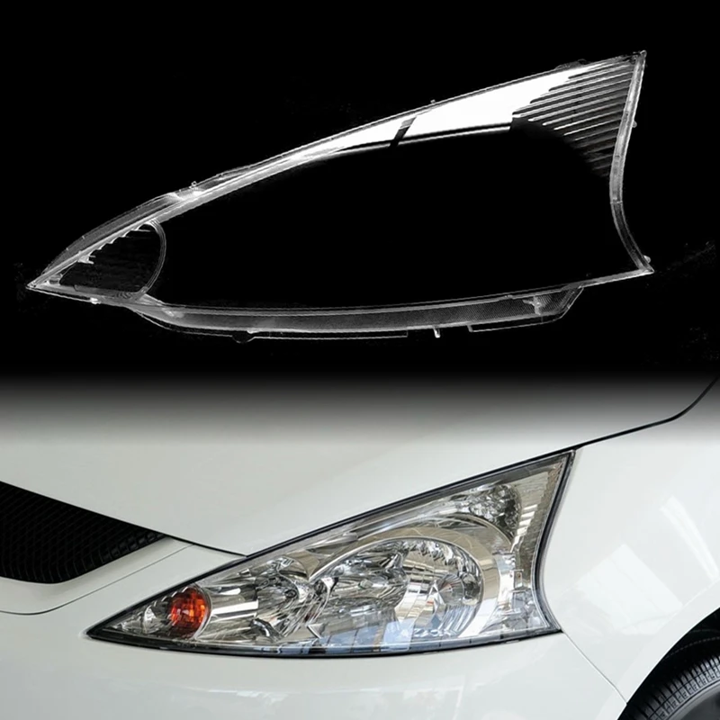 Car Headlight Cover Head Light Shade Transparent Lampshade Lamp Shell Dust Cover For Mitsubishi Grandis 2004-2009