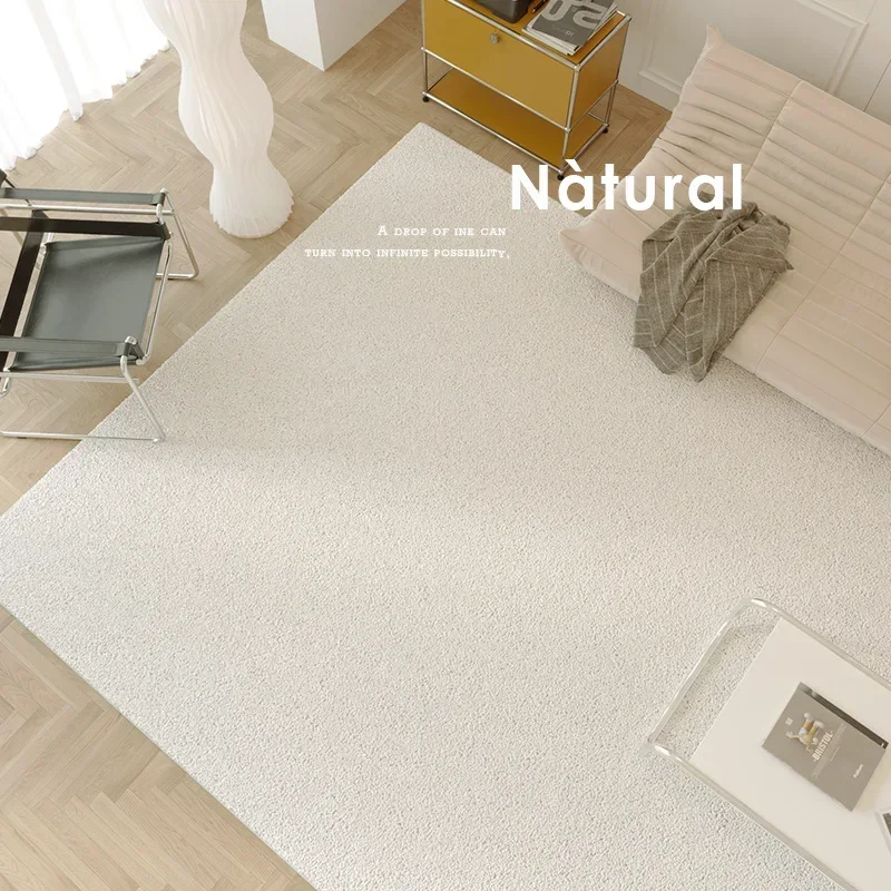 Modern Minimalism Rugs for Bedroom Solid Color Thickened Living Room Decoration Carpet Fluffy Soft Lounge Rug Home Non-slip Mat