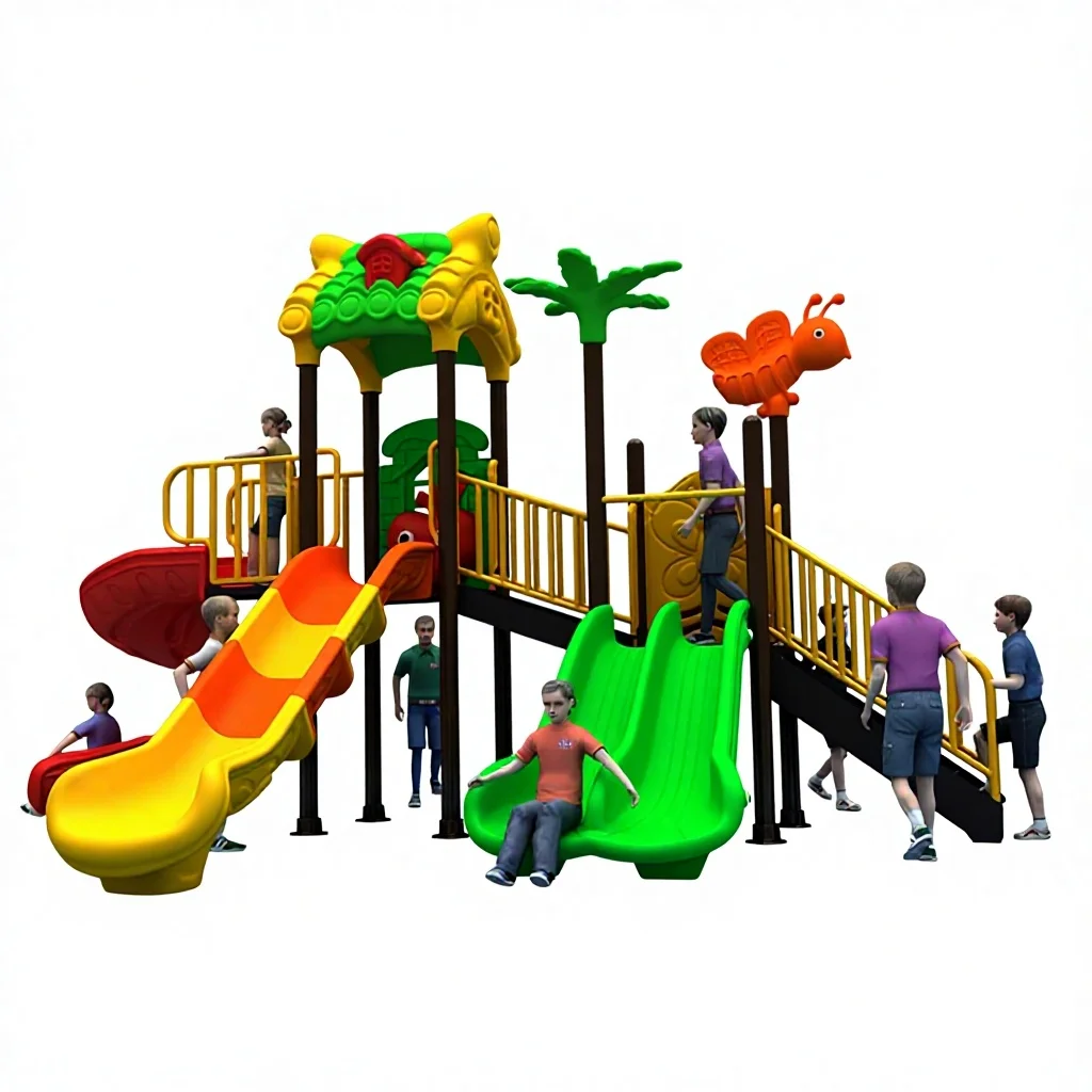 

Детская пластиковая горка для коммерческого, образовательного и жилого использования, оборудование для парков развлечений, уличная игровая площадка