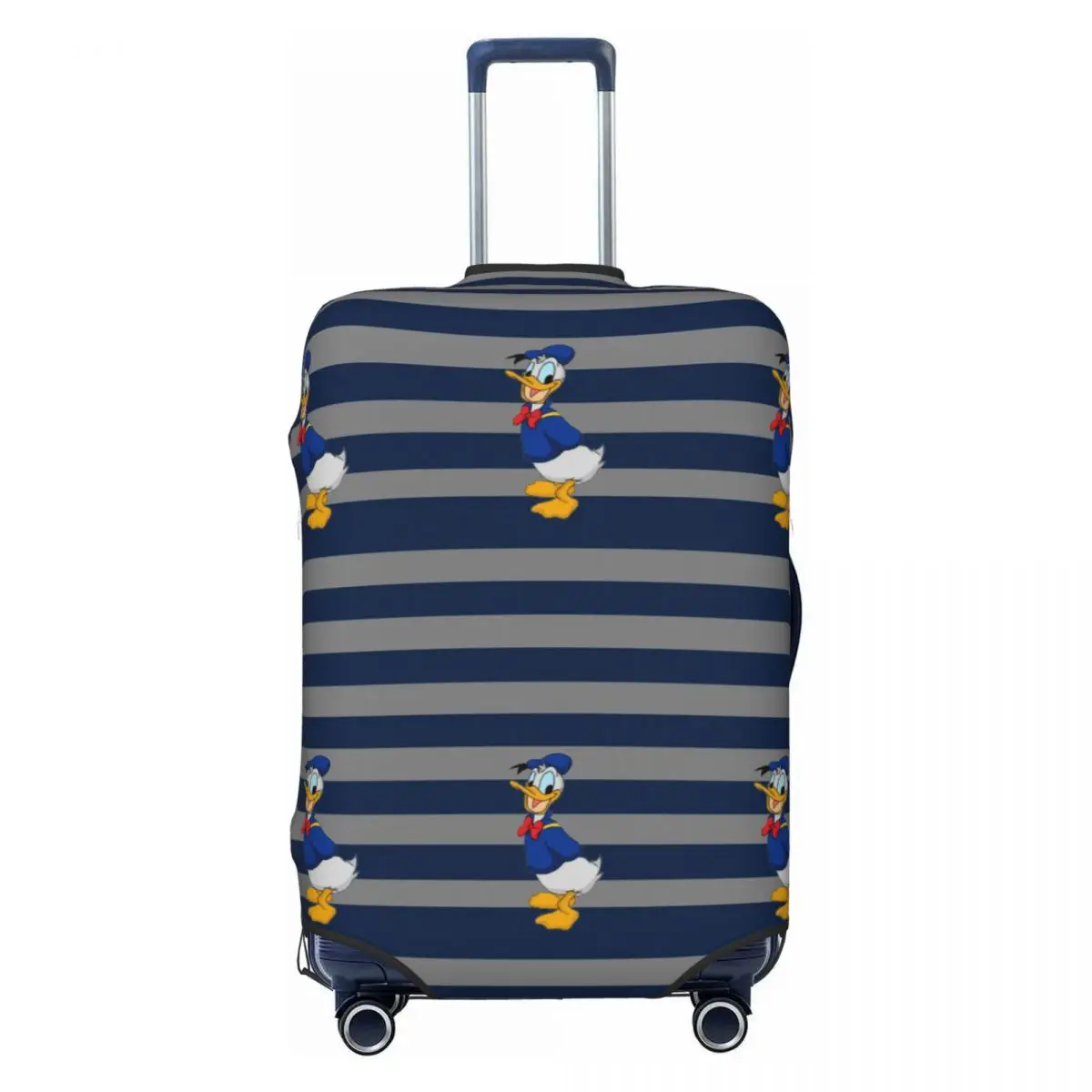 

Custom Funny Donald Anime Duck Luggage Cover Protector Washable Funny Cartoon Travel Suitcase Covers