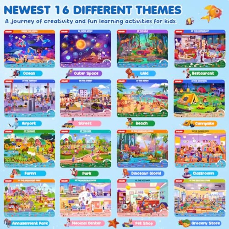 3歳児向けのアクティビティブック、幼児向けの旅行ゲーム、車、飛行機、ロードトリップ用のおもちゃ、ゲーム用アクティビティ、48冊の就学前向けアクティビティブック