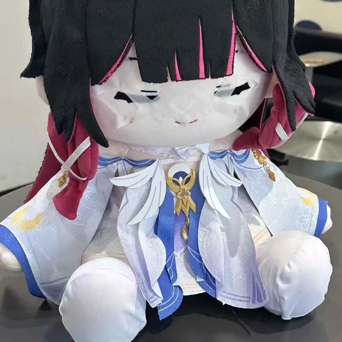 

Genshin Impact Columbina Anime Attribute Cosplay Cartoon Kawaii Game Anime Idol Plushies Pillows Dress Up Xmas Gift 40CM