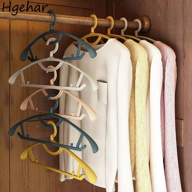 

10pcs Clothes Hanger Household Wardrobe Storage Clothing Hangers Dormitory Anti-slip Coat Racks Space Saving Hanging Organizer